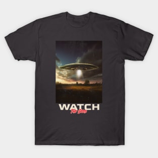 Watch The Skies UFO Alien Invasion T-Shirt